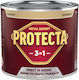 Protecta 3-в-1 Метално Боя Черен Метали Конвертор на Ръжда Праймер Декоративно Покритие В Една Кутия Може Да Се Нанася Директно Върху Ръжда Блестящо Покритие 0.5л Светло Бежово