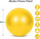 Fitball Μπάλα Pilates σε Κίτρινο Χρώμα