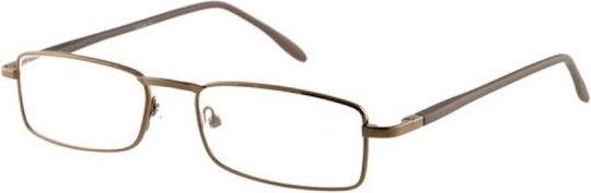 Nea Optiki Nea Optiki Lesebrillen +2.25 in Braun Farbe MO1050C3225