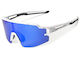 Rockbros Γυαλιά Ποδηλασίας με Μπλε Σκελετό και Polarized Φακούς