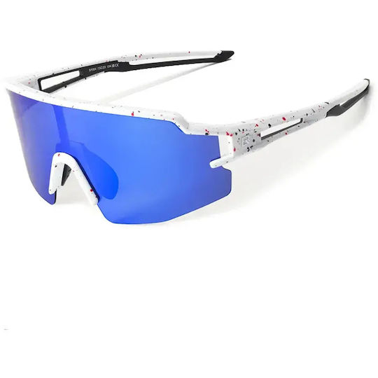 Rockbros Γυαλιά Ποδηλασίας με Μπλε Σκελετό και Polarized Φακούς
