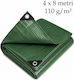 Universal Tarp 4x8 M Reinforced Edges Corners Fixing Rings Waterproof