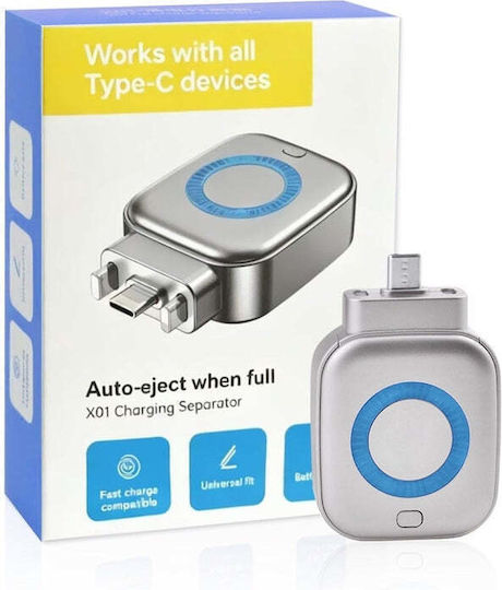 X01 Smart Charging Splitter Type-C 140w Battery Protection & Automatic Eject