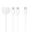 3-in-1 Charging Cable Type-c To 2x Lightning & Apple Watch 1.2m White