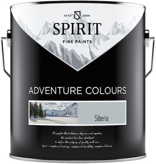Стайна Латекс Spirit Siberia Висококласно Покритие 13-15 Кв.м Устойчив На Мокро Измиване Търкане