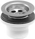 Ferro 449.p Sink Siphon S Trap Steel Strainer 6/4"