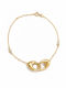 Ioannis Kosmima Damentrauring aus 14K Gold mit Zirkon