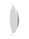 V-TAC Rundes Einbau-LED-Panel 12 W mit Warmweißem Licht 3000 K 17 cm