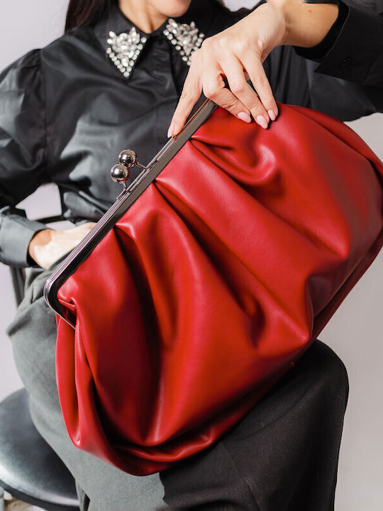 Geantă de Mână Dama Burgundy