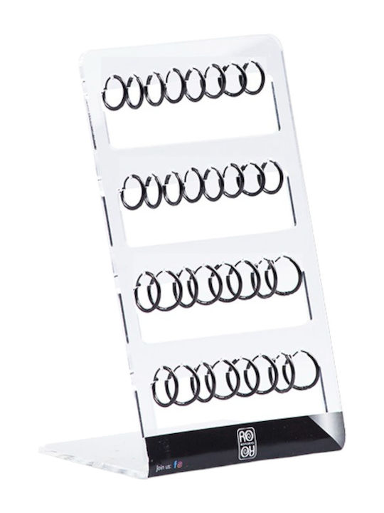 Ro-Ro Accessories Earrings Hoops from Steel Black