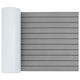 vidaXL Boat Mat Striped Soft Grey Black 240 x 60 cm EVA