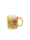 White Ceramic Mug 330ml Glitter Gold May Your Coffee Be Strong Your Monday Be Short Dp9234