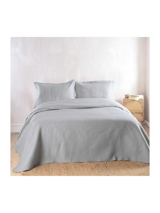 Rythmos Allure Σετ Κουβερλί Μονό Light Grey 160...