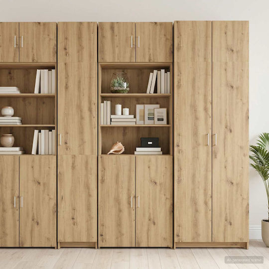 Bookcases Artisan Brown (2 Pieces) 70x42.5x225cm