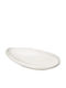 Espiel Siders Oval Porcelain White Serving Platter 30.5x20.5cm