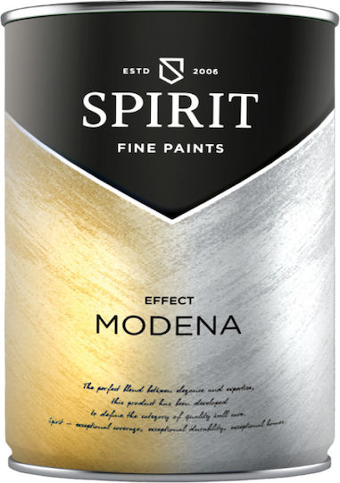 Декоративна Боя Spirit Modena Pearl Пигменти Ефект Четка 2.5л Зелен