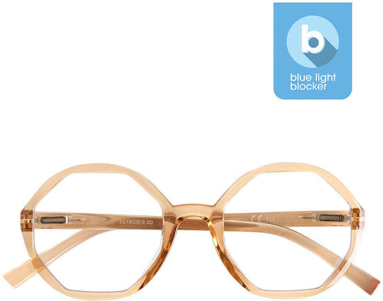 Looplabb Lolita Kristall Champagner Blaulichtblockierende Brillen