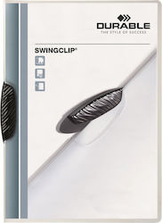 Durable Workbook Swingclip Clamp A4/30 Sheets Black