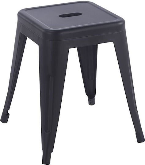 Метално Външно Табуретка Relix Черно 38x38x45cm E5195,1MW