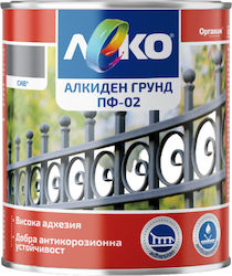 Alkyd Primer Leko Pf-02 Black Metals 5l Gray Alkyd Primer Leko Pf-02 Black Metals 5l Gray