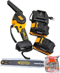 Epica Star Battery Pruning Chainsaw Brushless 21V 1.1kg with 10cm Blade Epica Star Battery Pruning Chainsaw Brushless 21V 1.1kg with 10cm Blade