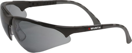 Protective Work Glasses Würth Terminator Grey Adjustable Frame Angle Scratch-resistant Polycarbonate Lens Soft Nose Pad