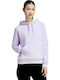 Essentials Small Logo Women's Hooded Sweatshirt Purple