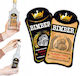 10x Premium Bimberek Kleine Klebeetiketten für Wodka Alkohol Moonshine