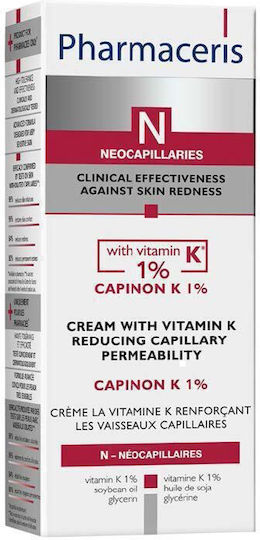 Pharmaceris Capinon K 1% Gesichtscreme Für Feuchtigkeitsspendende Wiederherstellung Und Akne 30ml