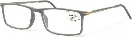 Optosquad Reading Glasses +2.75 In Grey Colour 8777-2