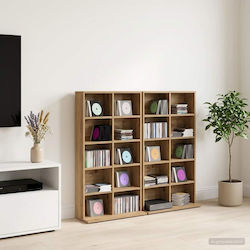vidaXL CD Cabinet 2 Pieces Artisan Oak 65x23.5x...