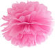 Pink Tissue Paper Pompom 35cm