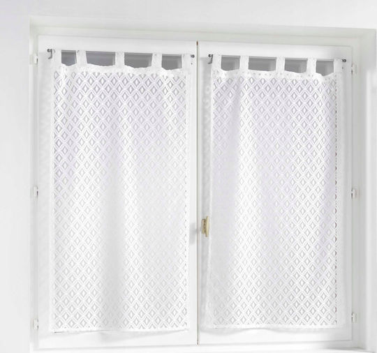 Douceur d'Intérieur Σετ Κουρτίνες με Τιράντες Odilia 60x160εκ.
