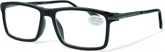 Optosquad Reading Glasses +2.50 In Black Colour WG-8720-1