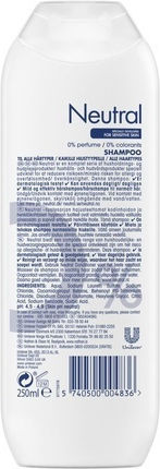 Neutral Neutral Σαμπουάν Für Empfindliche Haare 250ml