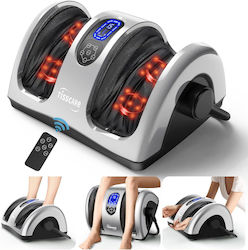 Tisscare Elektrische Massager Für Beine Shiatsu Heizung Fernbedienung Silber Tisscare Elektrische Massager Für Beine Shiatsu Heizung Fernbedienung Silber
