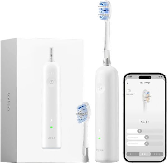 Laifen Wasserflosser mit Drucksensor und Reiseetui Weiß