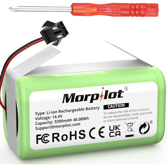 Μπαταρία 3200mAh για Σκούπα Ρομπότ Roborock / Cecotec / Eufy / Mova