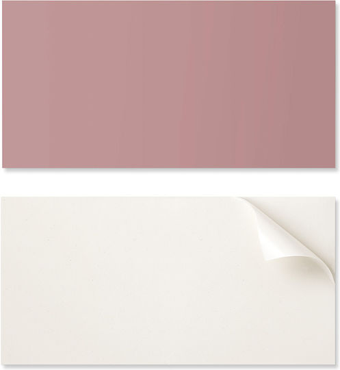 Wandsticker & Wandgemälde Vinyl Muster Einfacher Wandwechsel 100x50 cm Rosa