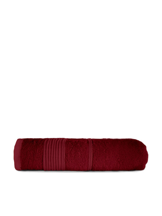 Darymex Darymex Badetuch Gesicht 50x90cm Burgundisch Gewicht 500gr/m²