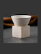 Ceașcă Espresso Ceramică Albă 120ml