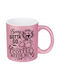Digital Place Glitter Rosa Sorry Gotta Go Coffee Needs Me Keramiktasse Weiß 330ml