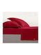 Mc Decor Rainbow Bed Sheet Single 170x270cm Rainbow Red