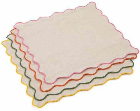 Jamie Oliver Stoff Tischsets 45x45cm 4 Stücke