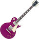 Vintage V100pu0011 Proshop Einzigartige Elektrische Gitarre Leicht Abgenutzt Magenta