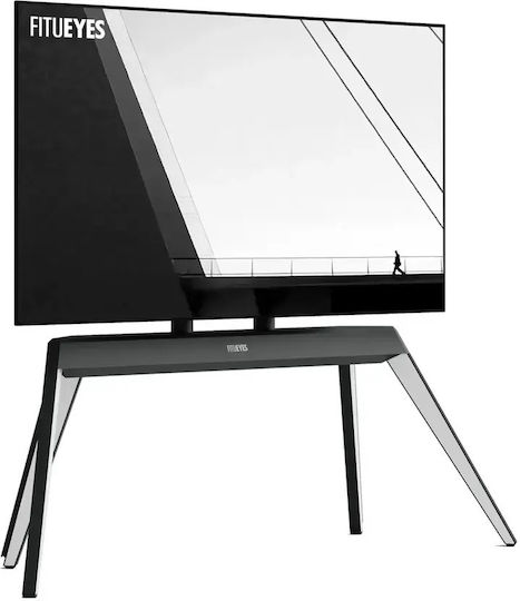 Fitueyes Picasso Ft88 White Floor Standing TV Stand 65"-88"
