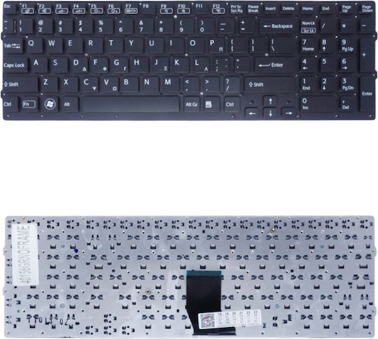 Tastatură Laptop Grecească Sony Vaio Keyboard Vpccb Vpc-cb 148954411 148954611 148954821 148954831 148954861 148954911 148954921 148954931 148954941 148954951 148954961 148955161 148955211 148955221 Cod.40156grnoframe