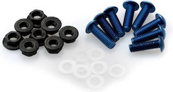 Kit Anodized Blue Racing Motorcycle Fairing Bolts 6 Pieces 0956a Puig Kit Anodized Blue Racing Motorcycle Fairing Bolts 6 Pieces 0956a Puig