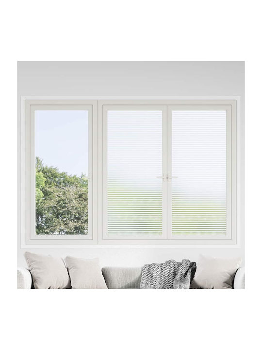 VidaXL Self Adhesive Window Film Matte Stripes 45 x 500 cm PVC