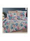 MayHome Set Pillowcases with Envelope Cover Floral 50x70cm